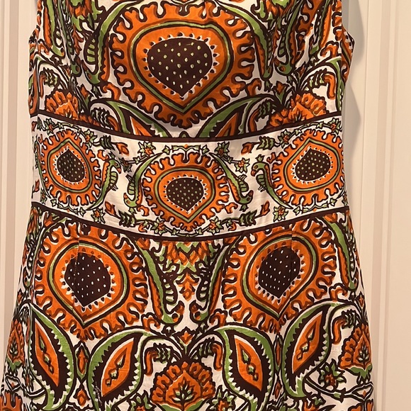 Milly Multicolor silk dress size 10 - Picture 2 of 4